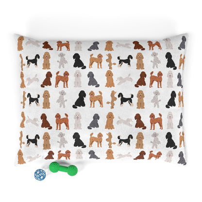 Dog Bed - Poodle Pals Design - L and XL options