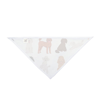 Poodle Pals Pet Bandana - Standard Poodle Style - Multiple Sizes