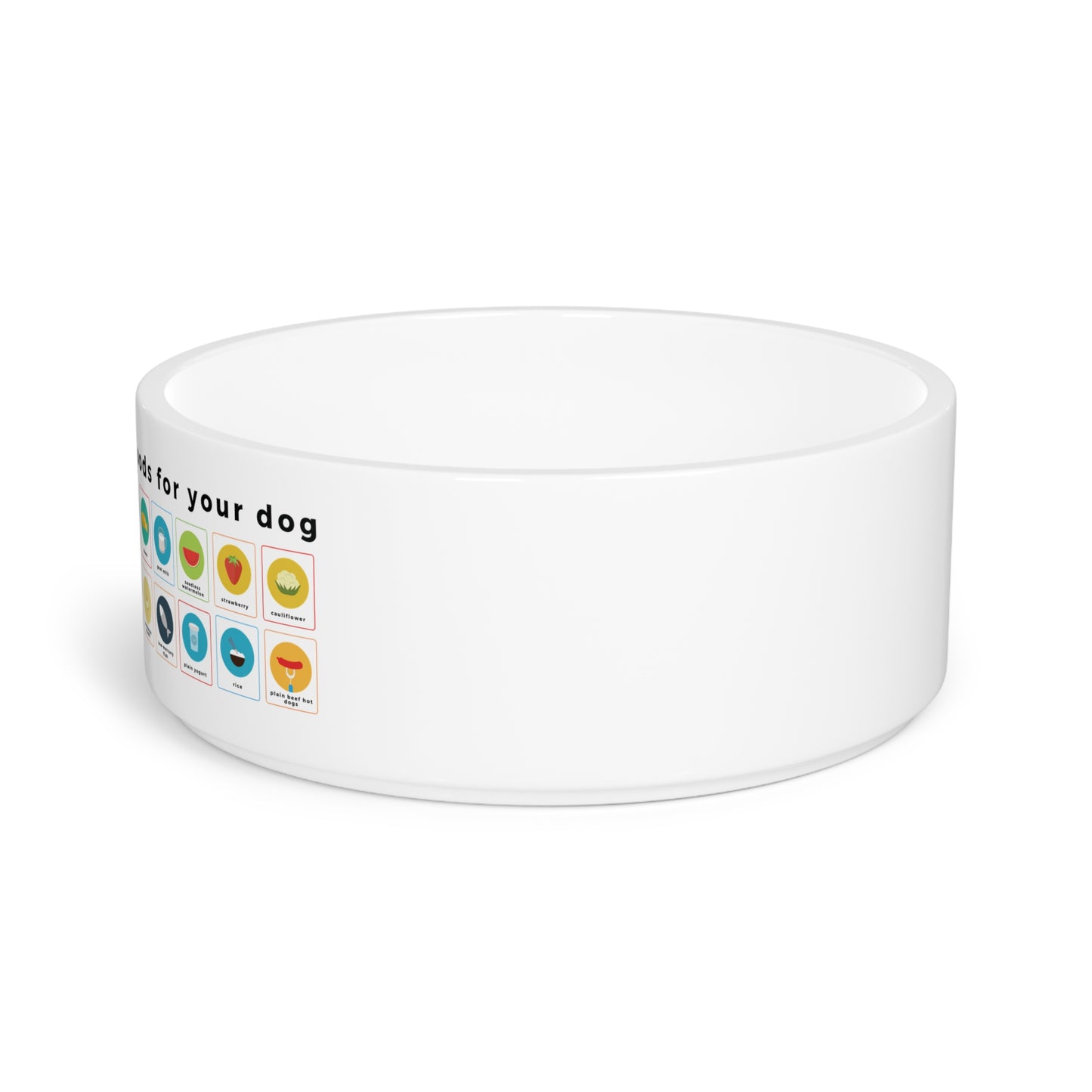 Dog Bowl with ASPCA-Approved Toppers and Treats 16 oz