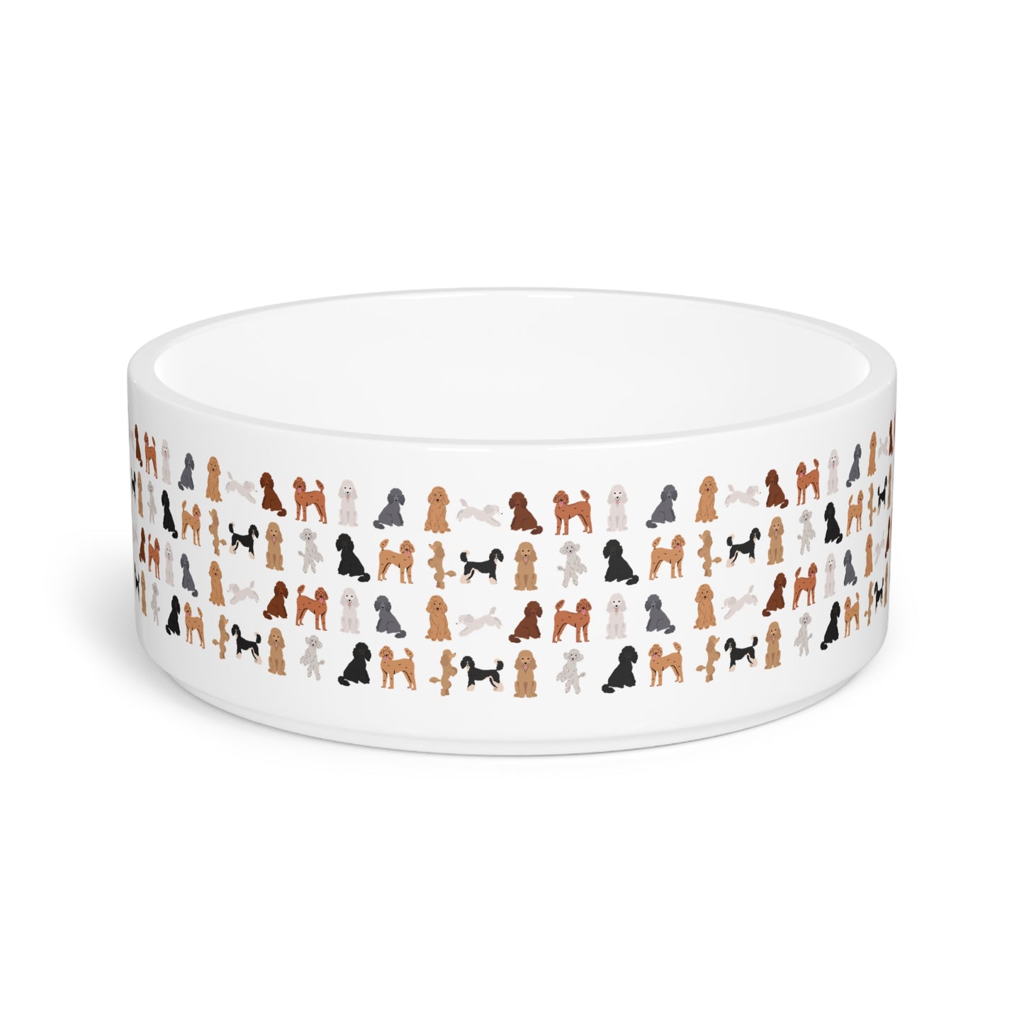 Pet Bowl - Poodle Pals Design 16 oz