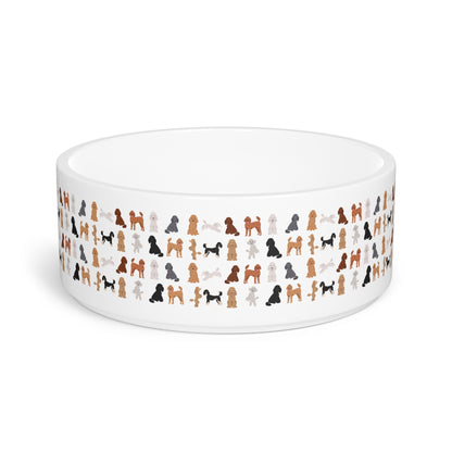 Pet Bowl - Poodle Pals Design 16 oz