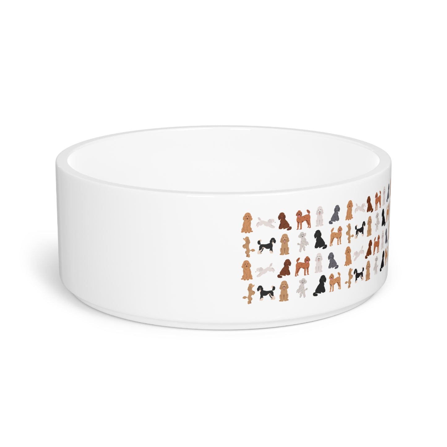 Pet Bowl - Poodle Pals Design 16 oz