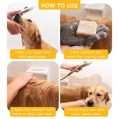 Dog Shampoo Bar and Conditioner