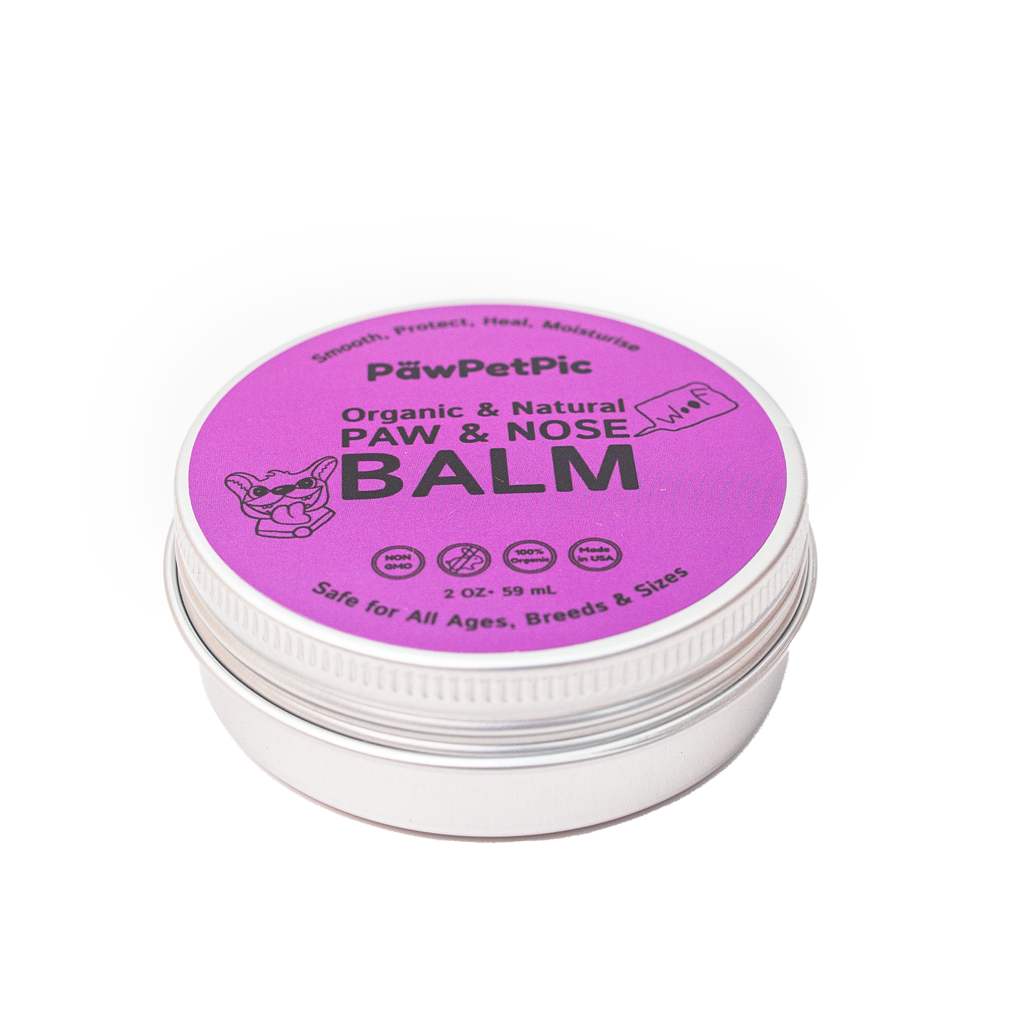 Dog Paw Balm with Shea Butter and Coconut Oil