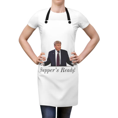 Trump-Themed Apron: "They're Eating the Cats & Dogs" | Funny Springfield Quote | Unisex, One Size Kitchen Apron