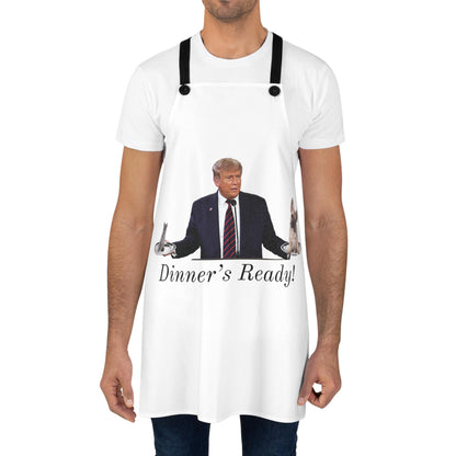 Trump-Themed Apron: "They're Eating the Cats & Dogs" | Funny Springfield Quote | Unisex, One Size Kitchen Apron